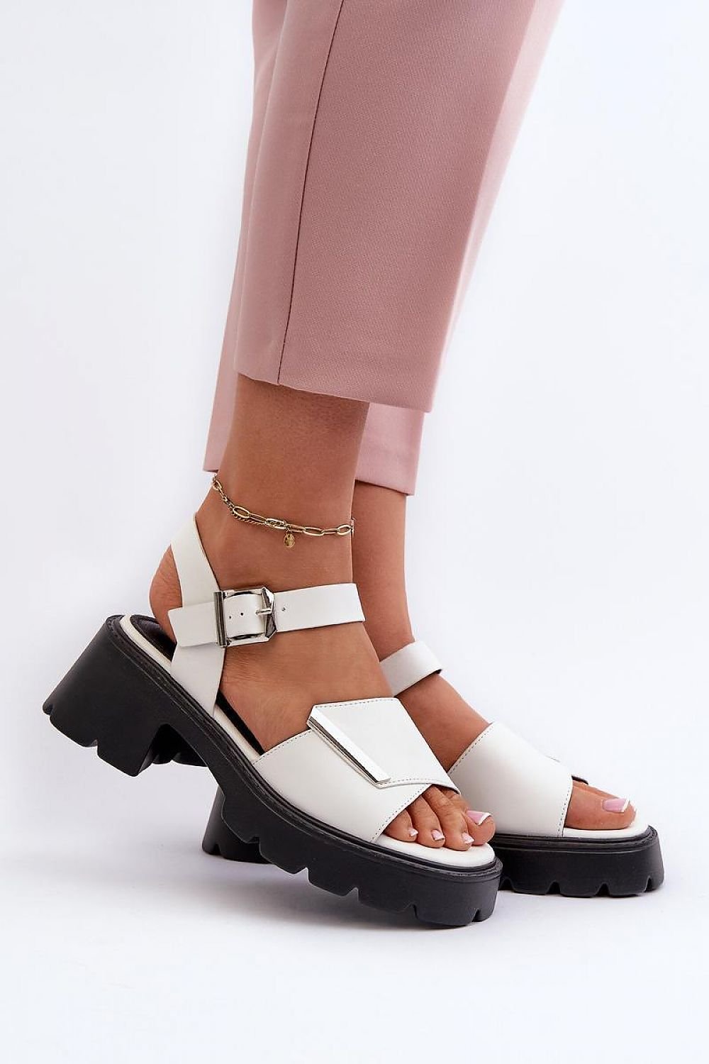 Heel sandals model 196953